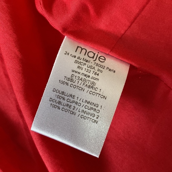 MAJE Paris Bold Barbie Hot Pink Evening Jacket Blazer - Picture 9 of 13